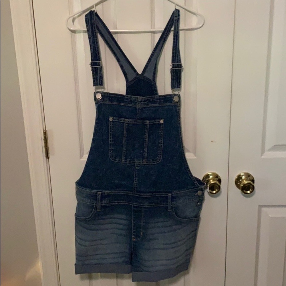 Dark Denim Overalls